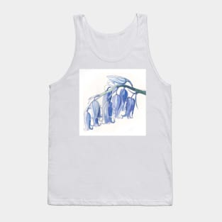 Bluebells watercolour painting Tank Top